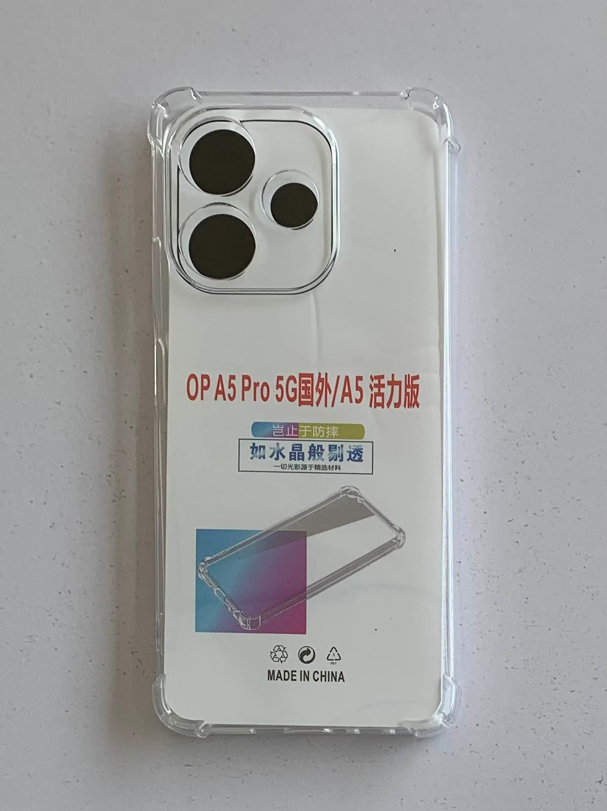 OPPO Crystal Clear Transparent Shockproof Imported TPU Mobile Back Cover