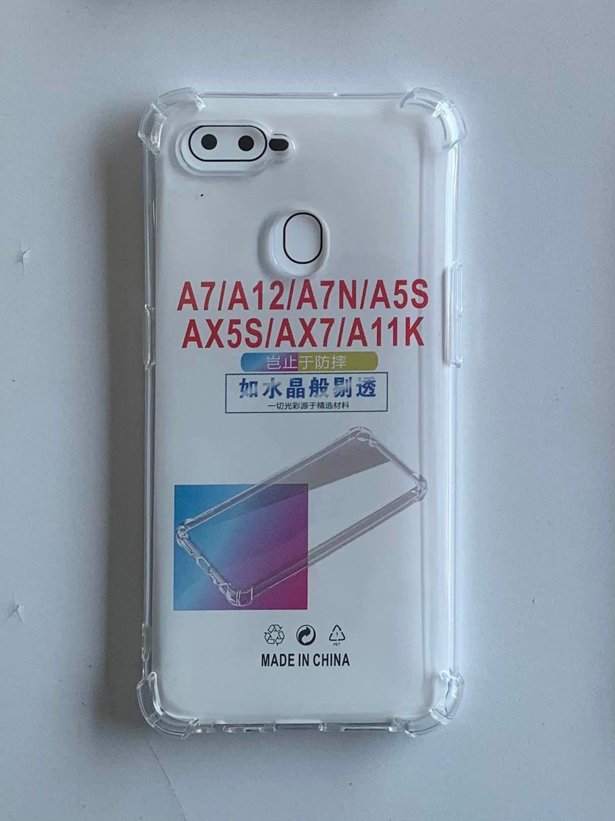 OPPO Crystal Clear Transparent Shockproof Imported TPU Mobile Back Cover