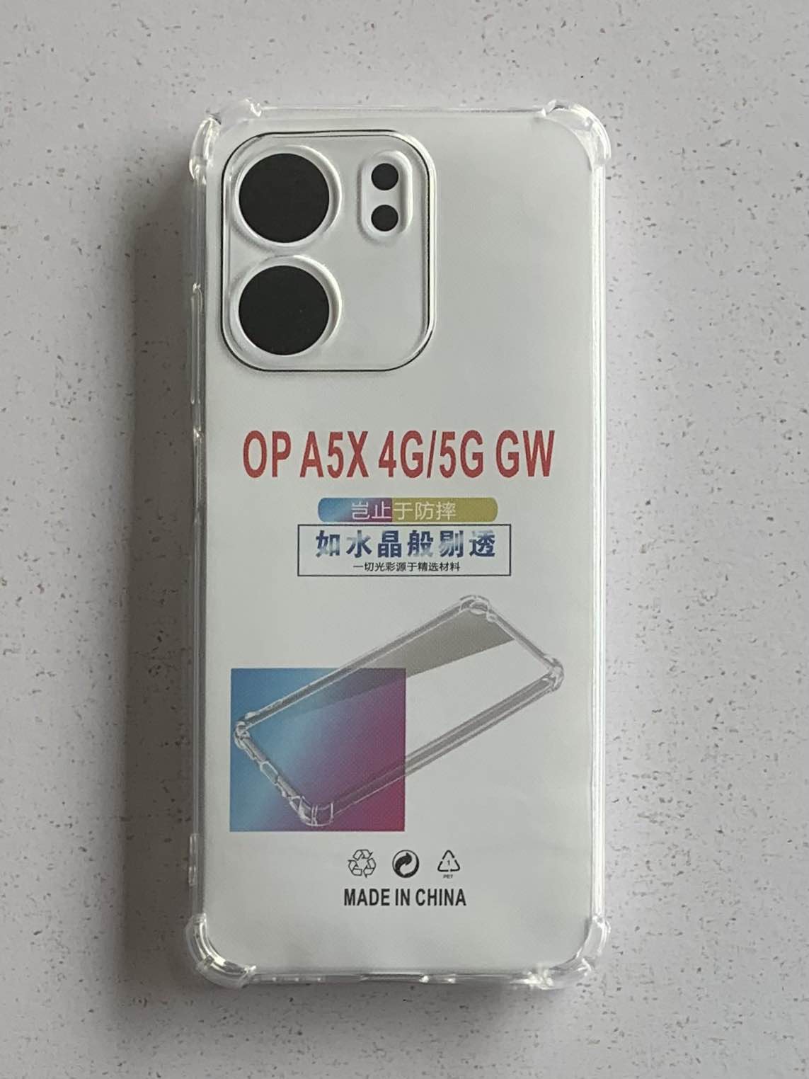 OPPO Crystal Clear Transparent Shockproof Imported TPU Mobile Back Cover