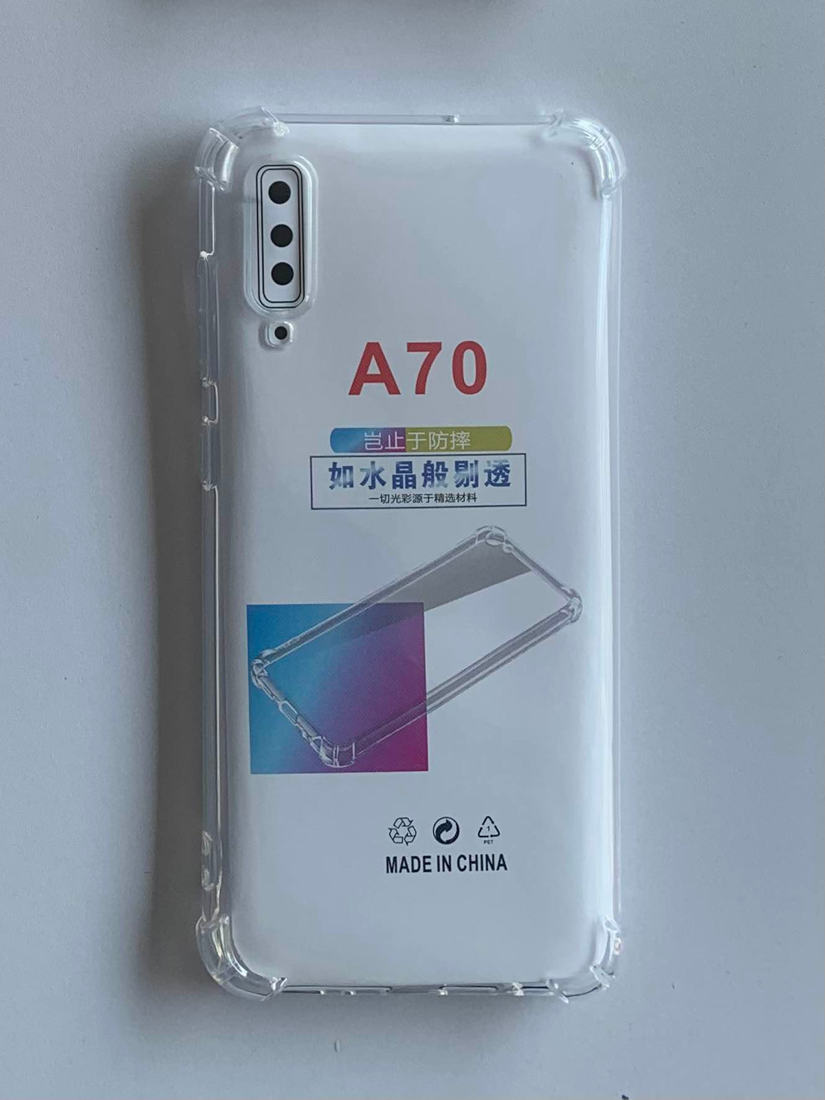 SAMSUNG Crystal Clear Transparent Shockproof Mobile Back Cover