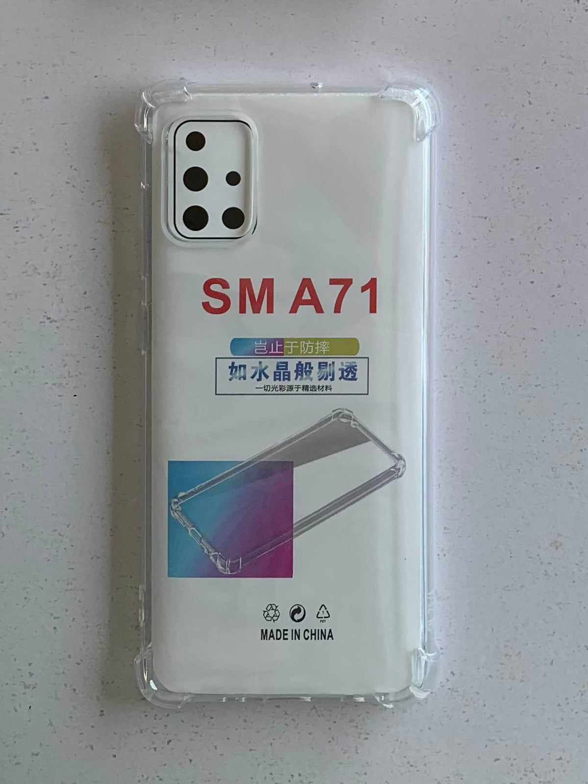 SAMSUNG Crystal Clear Transparent Shockproof Mobile Back Cover