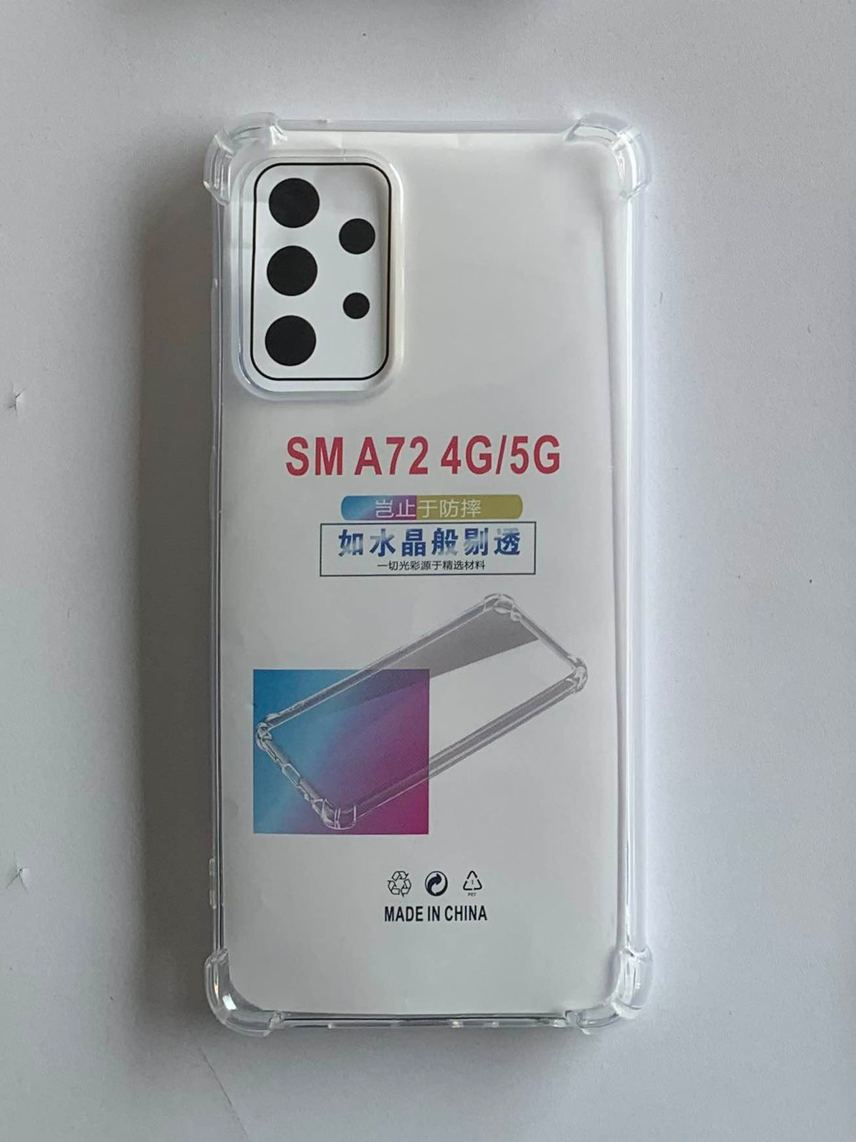 SAMSUNG Crystal Clear Transparent Shockproof Mobile Back Cover