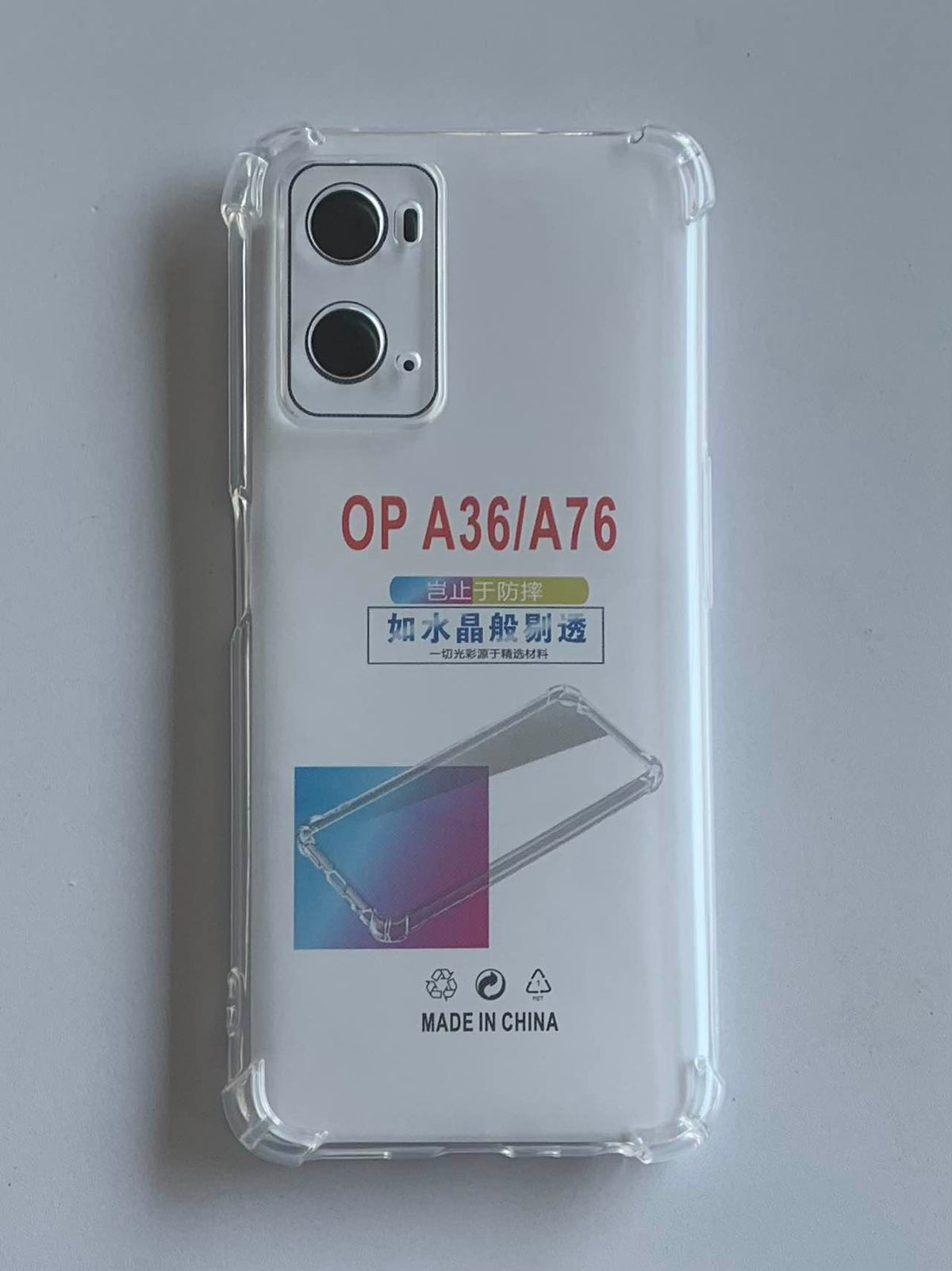 OPPO Crystal Clear Transparent Shockproof Imported TPU Mobile Back Cover
