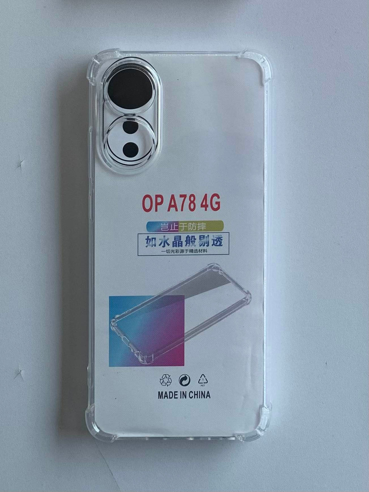 OPPO Crystal Clear Transparent Shockproof Imported TPU Mobile Back Cover