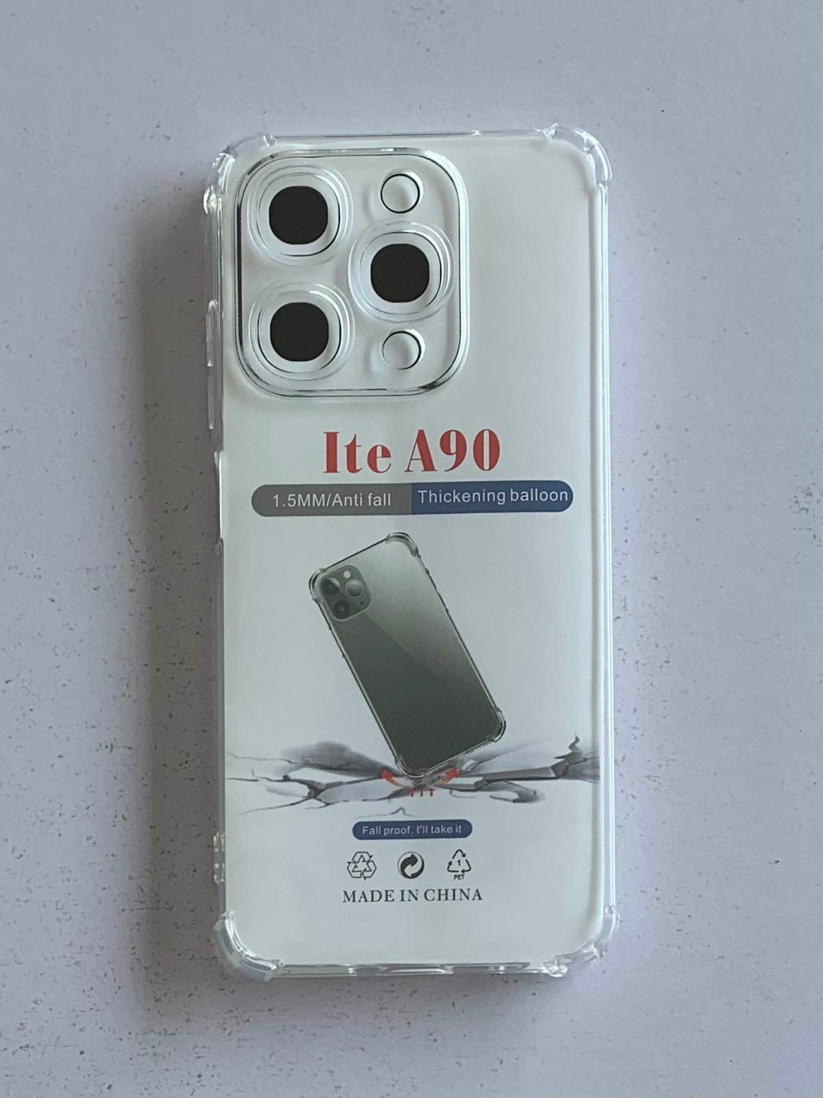ITEL Crystal Clear Transparent Shockproof Mobile Back Cover