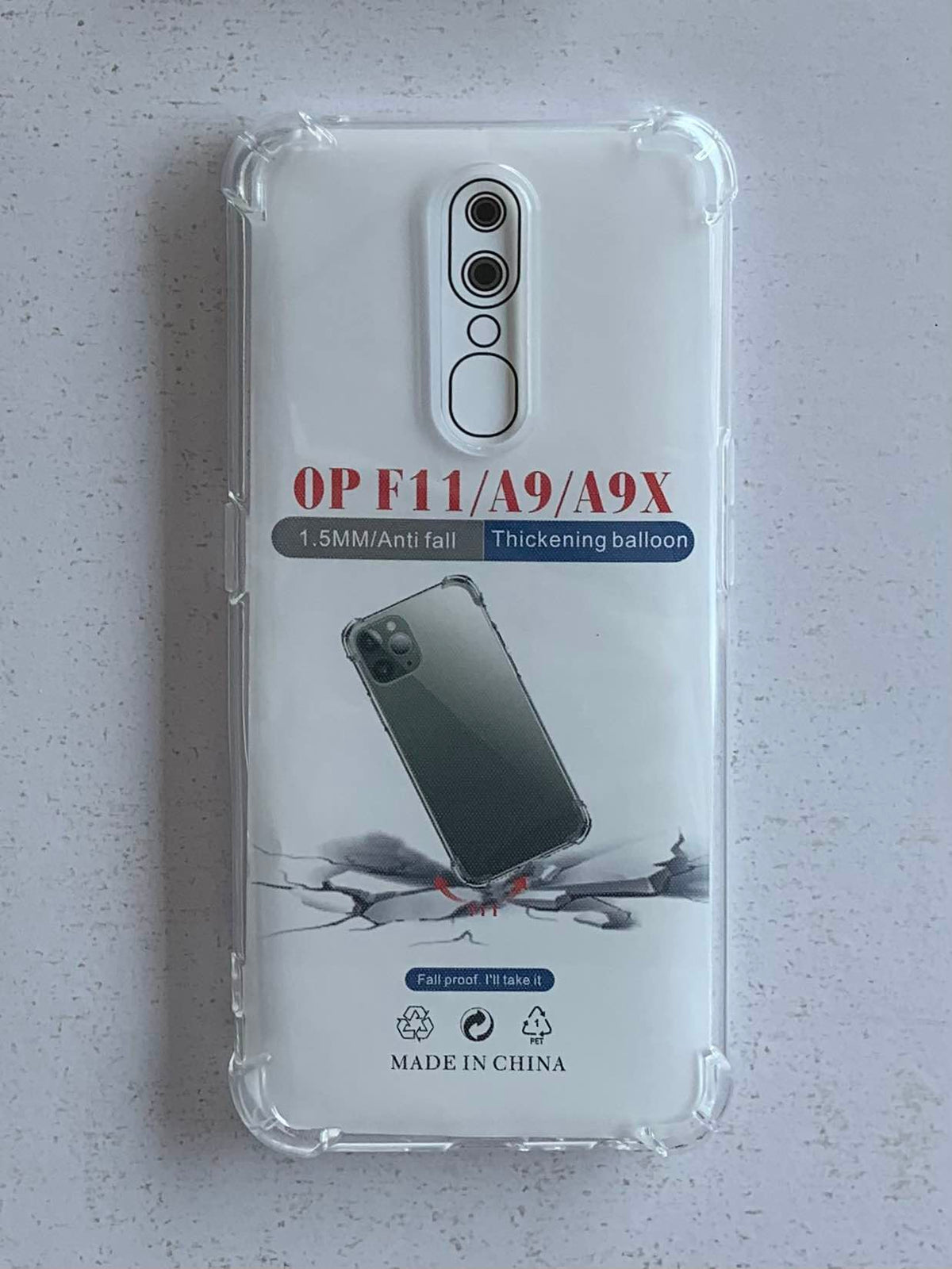 OPPO Crystal Clear Transparent Shockproof Imported TPU Mobile Back Cover