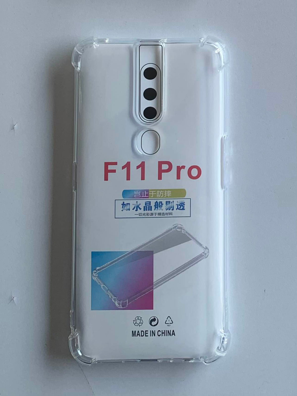 OPPO Crystal Clear Transparent Shockproof Imported TPU Mobile Back Cover