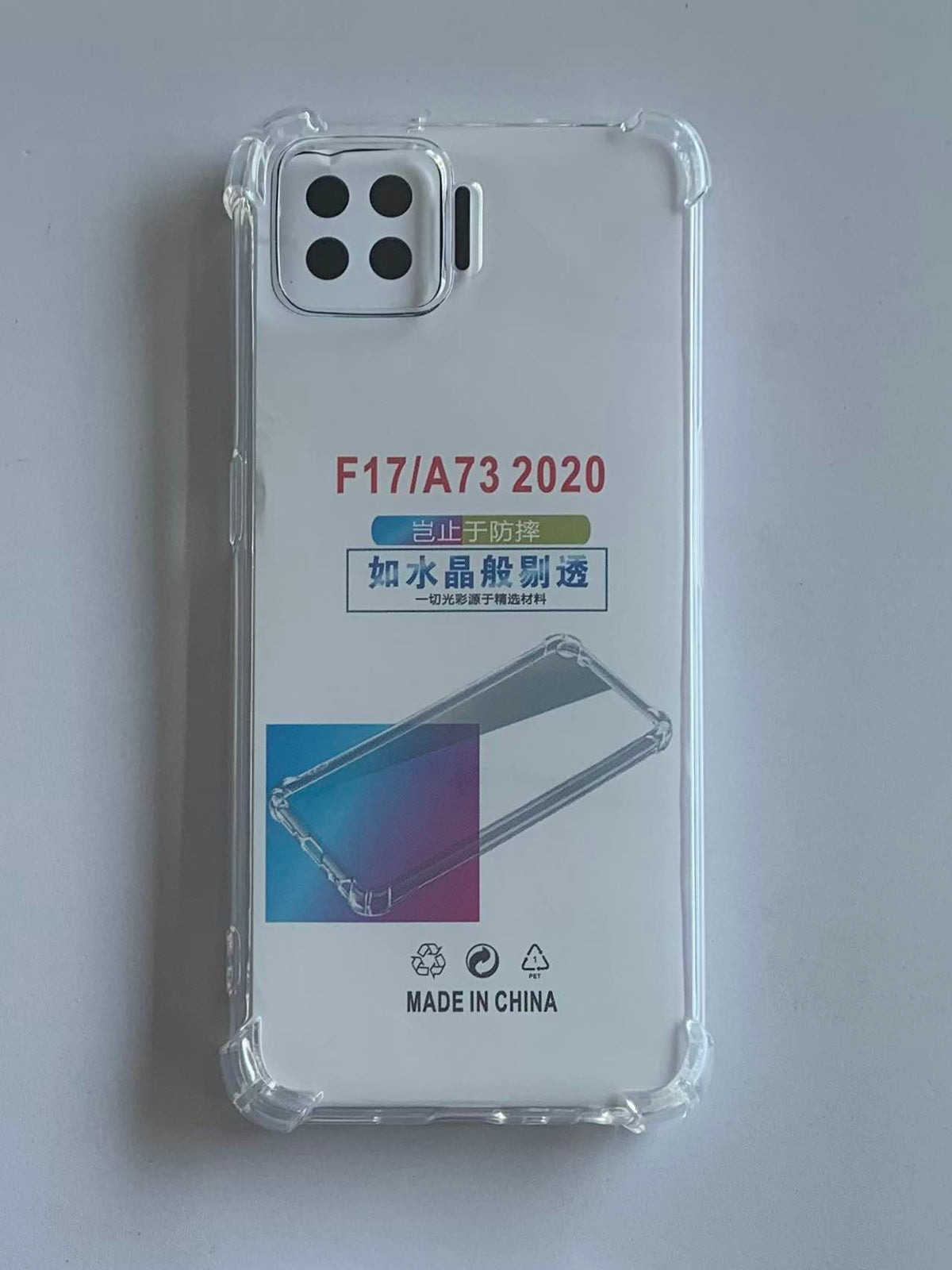 OPPO Crystal Clear Transparent Shockproof Imported TPU Mobile Back Cover