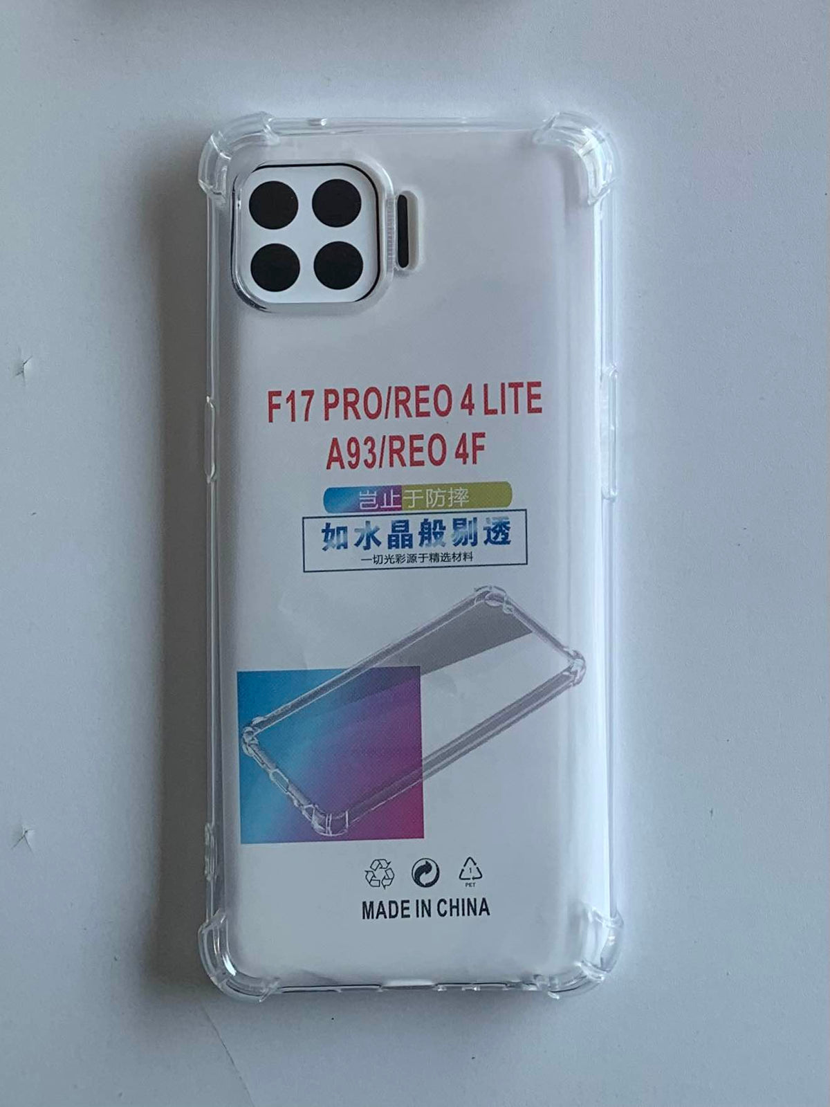 OPPO Crystal Clear Transparent Shockproof Imported TPU Mobile Back Cover