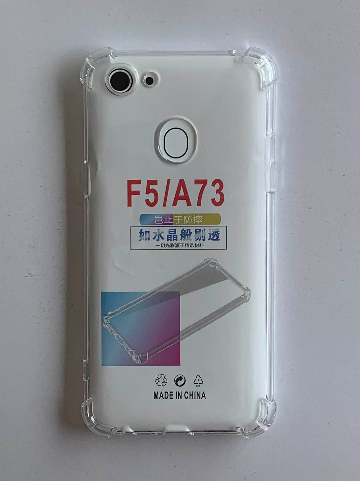 OPPO Crystal Clear Transparent Shockproof Imported TPU Mobile Back Cover