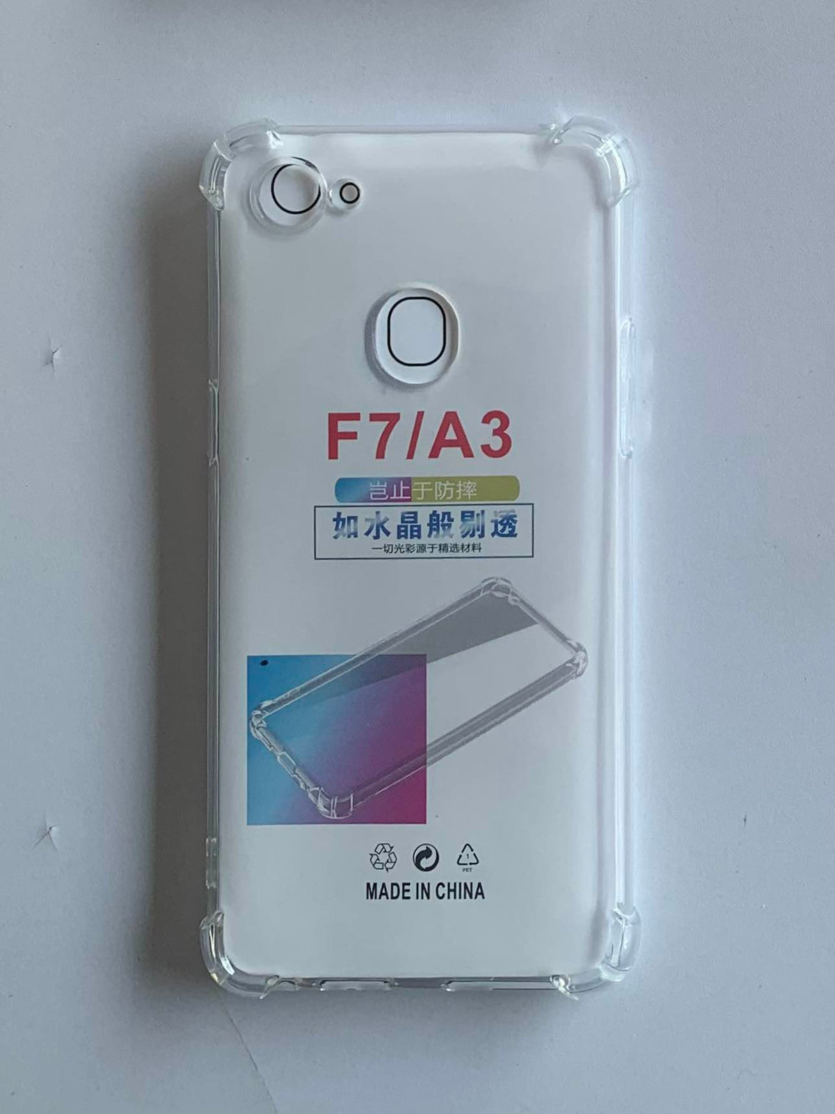 OPPO Crystal Clear Transparent Shockproof Imported TPU Mobile Back Cover