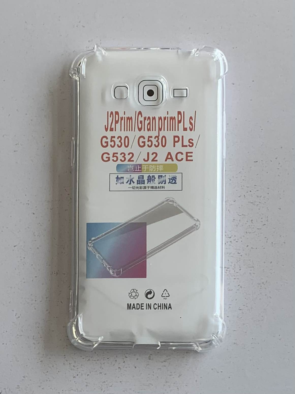 SAMSUNG Crystal Clear Transparent Shockproof Mobile Back Cover