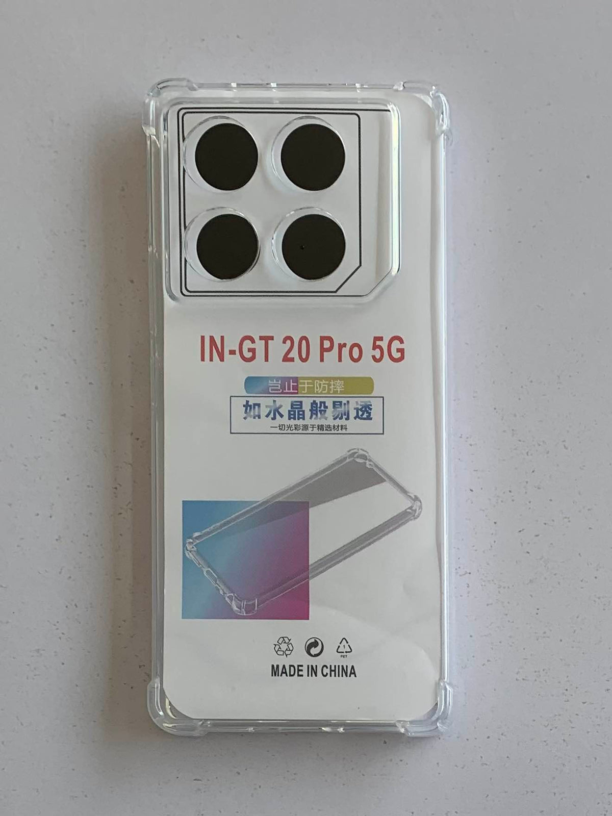 INFINIX Crystal Clear Transparent Shockproof Mobile Back Cover