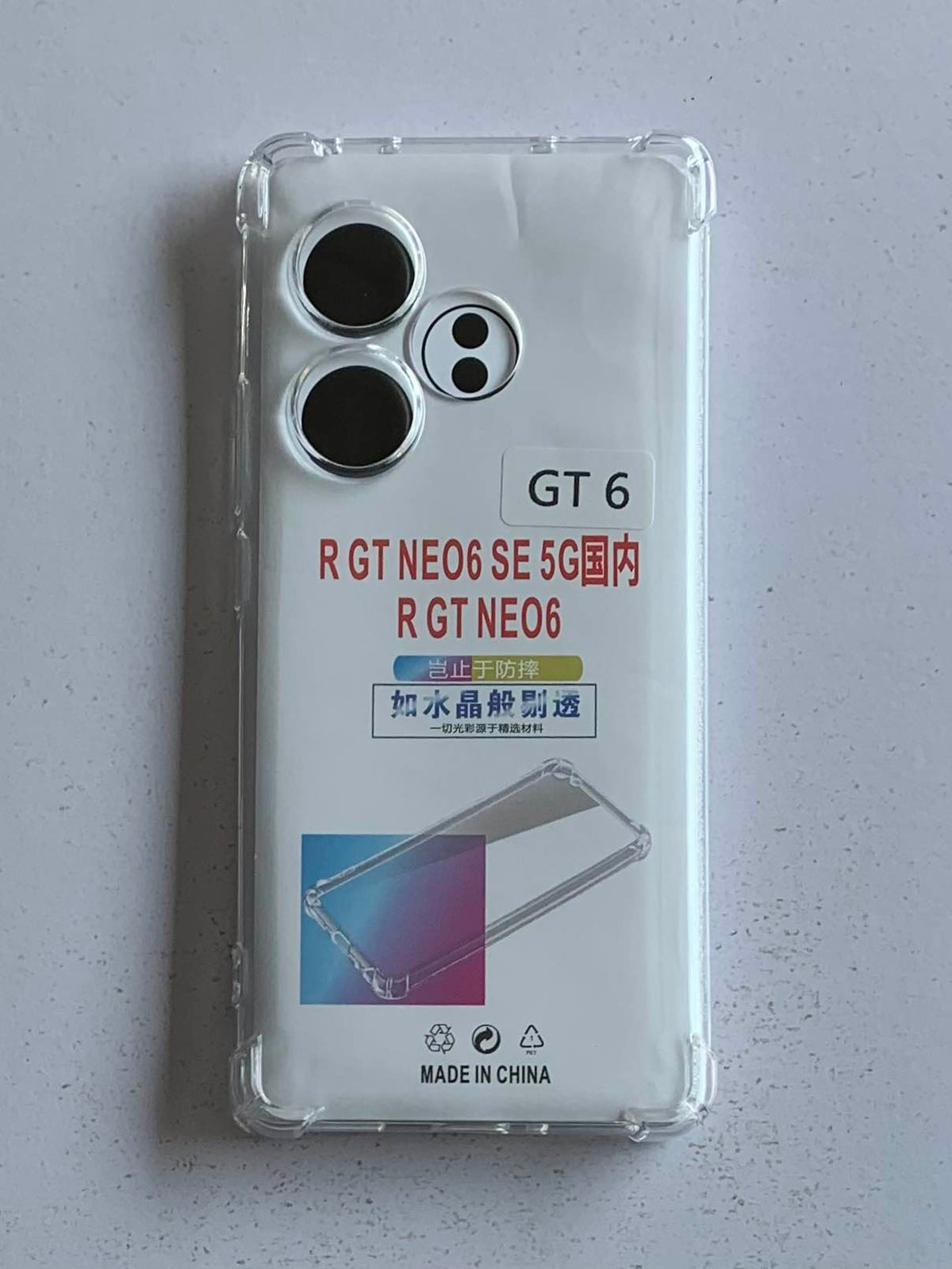 REALME Crystal Clear Transparent Shockproof Mobile Back Cover