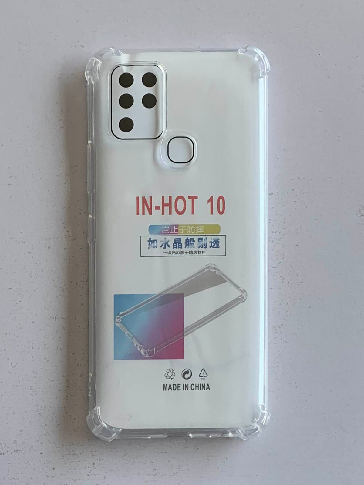 INFINIX Crystal Clear Transparent Shockproof Mobile Back Cover