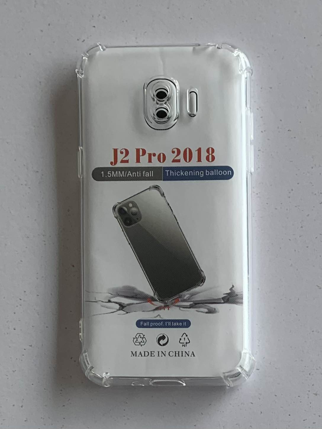 SAMSUNG Crystal Clear Transparent Shockproof Mobile Back Cover