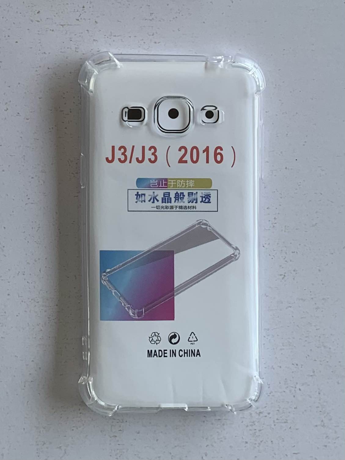 SAMSUNG Crystal Clear Transparent Shockproof Mobile Back Cover