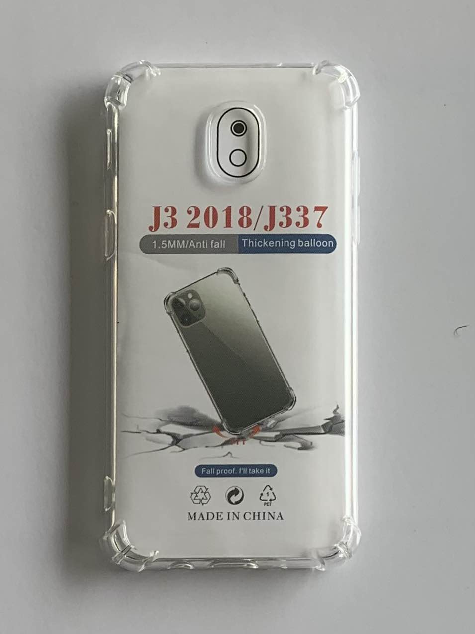 SAMSUNG Crystal Clear Transparent Shockproof Mobile Back Cover