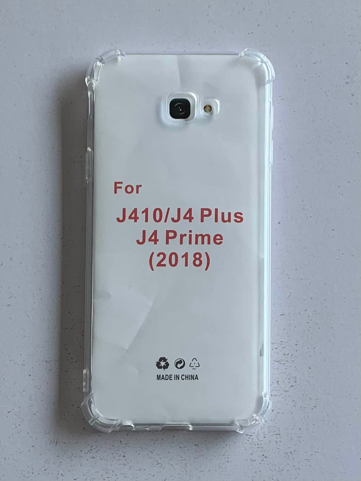SAMSUNG Crystal Clear Transparent Shockproof Mobile Back Cover