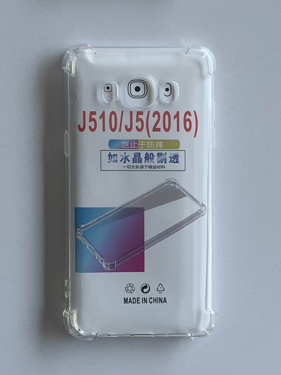 SAMSUNG Crystal Clear Transparent Shockproof Mobile Back Cover