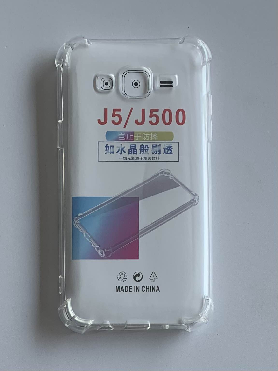 SAMSUNG Crystal Clear Transparent Shockproof Mobile Back Cover