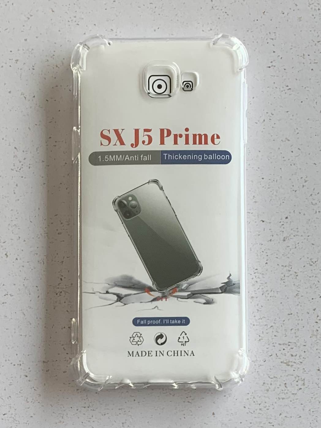 SAMSUNG Crystal Clear Transparent Shockproof Mobile Back Cover
