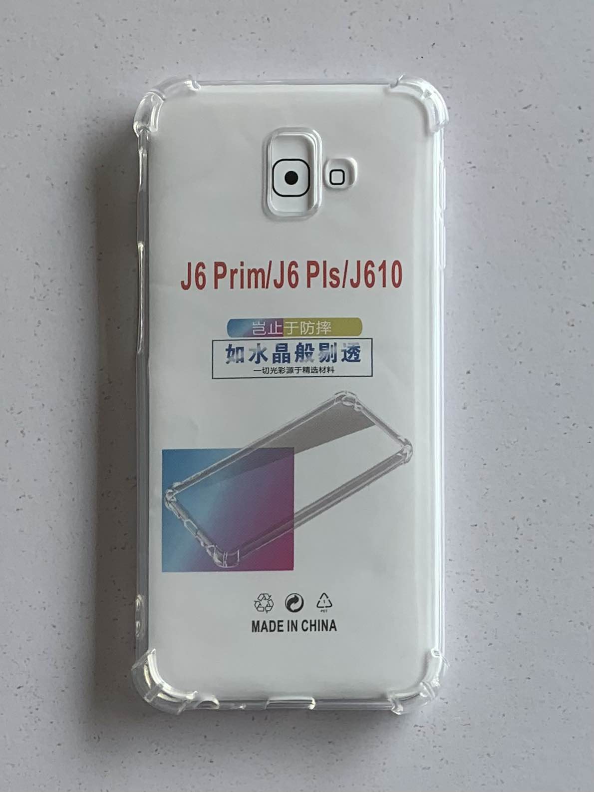 SAMSUNG Crystal Clear Transparent Shockproof Mobile Back Cover
