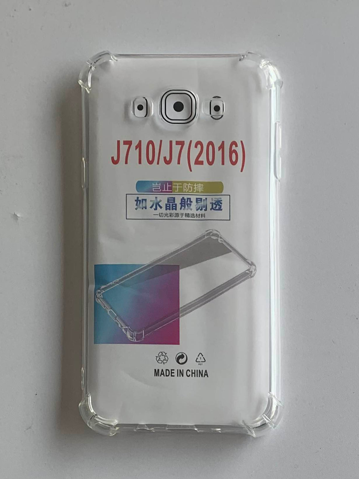 SAMSUNG Crystal Clear Transparent Shockproof Mobile Back Cover