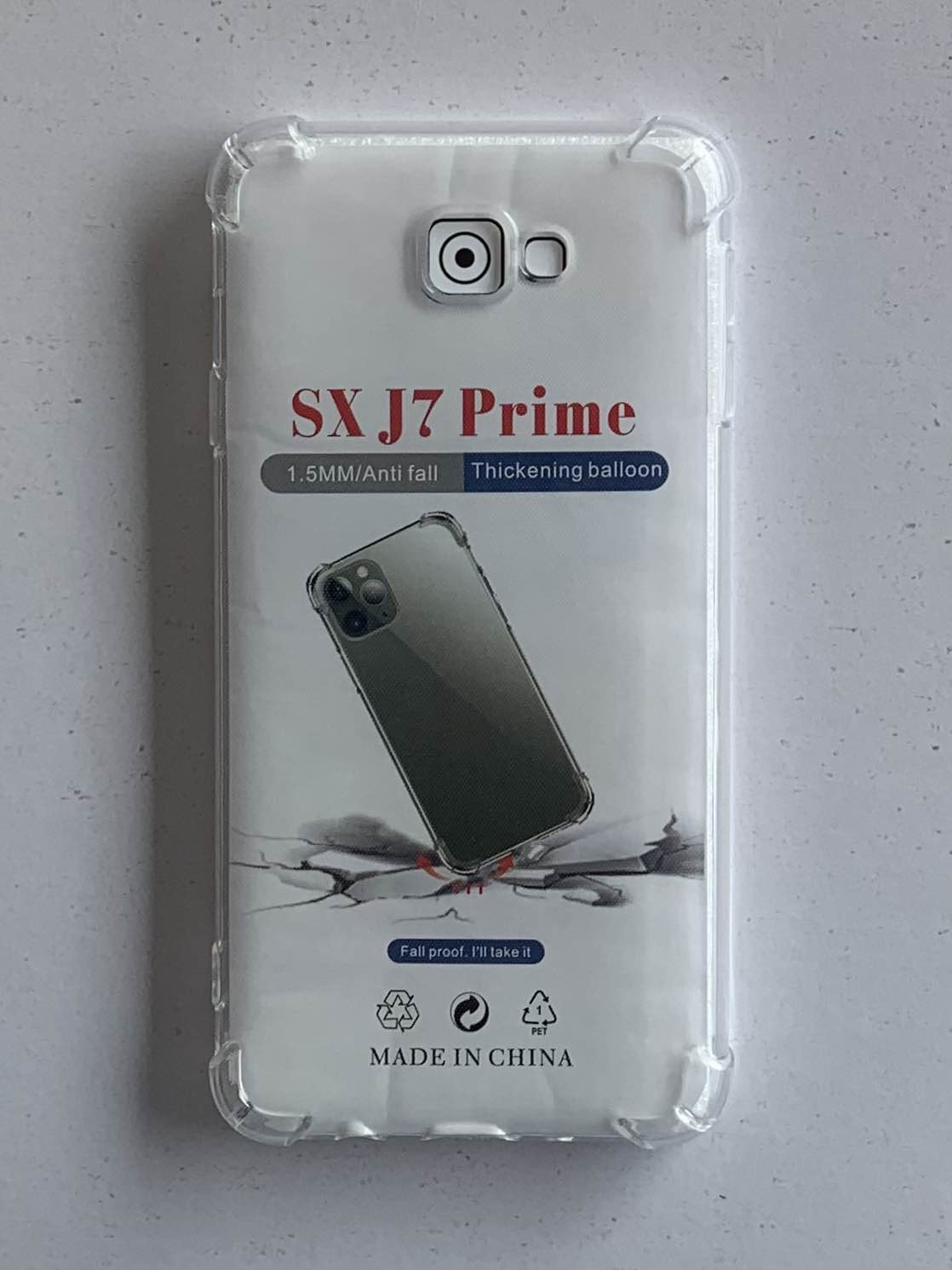 SAMSUNG Crystal Clear Transparent Shockproof Mobile Back Cover