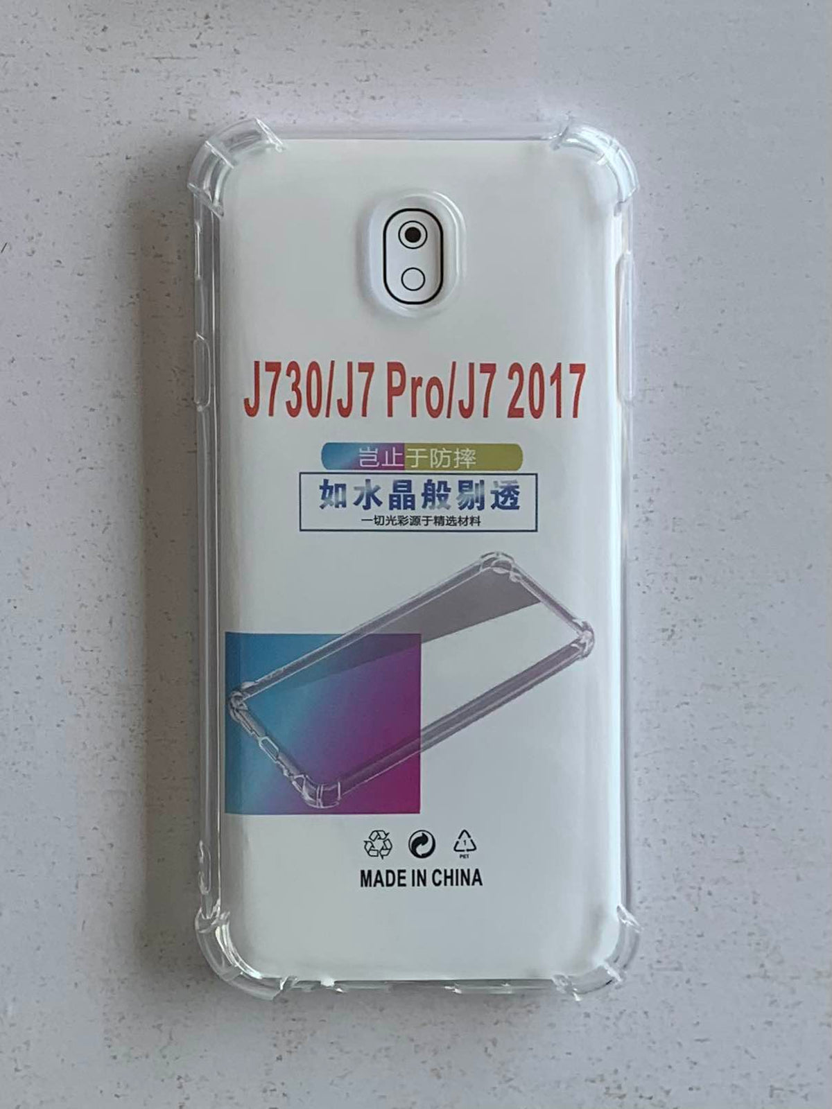 SAMSUNG Crystal Clear Transparent Shockproof Mobile Back Cover