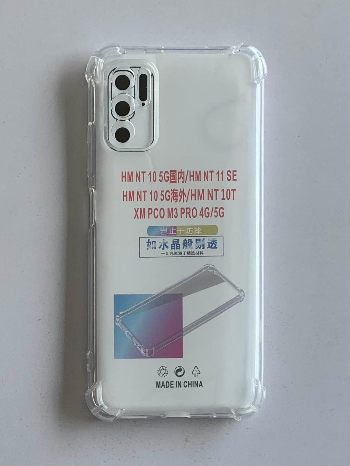 REDMI / XIAOMI Crystal Clear Transparent Shockproof Mobile Back Cover