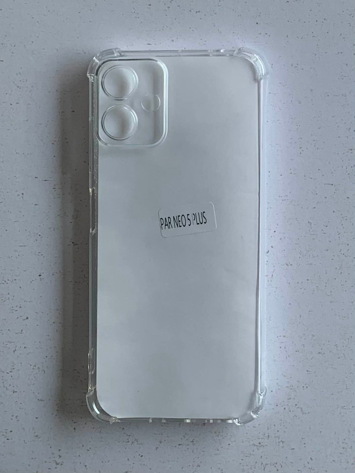 SPARX Crystal Clear Transparent Shockproof Mobile Back Cover