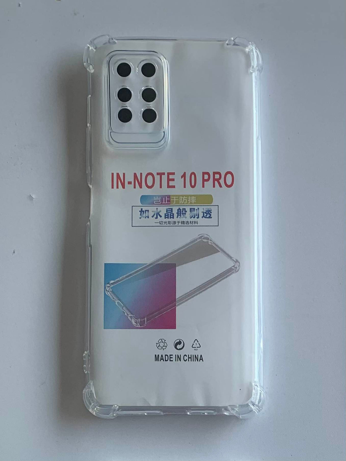 INFINIX Crystal Clear Transparent Shockproof Mobile Back Cover