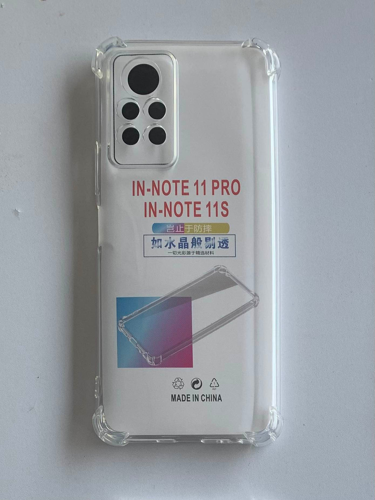 INFINIX Crystal Clear Transparent Shockproof Mobile Back Cover