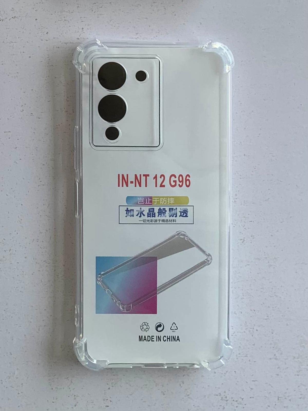 INFINIX Crystal Clear Transparent Shockproof Mobile Back Cover