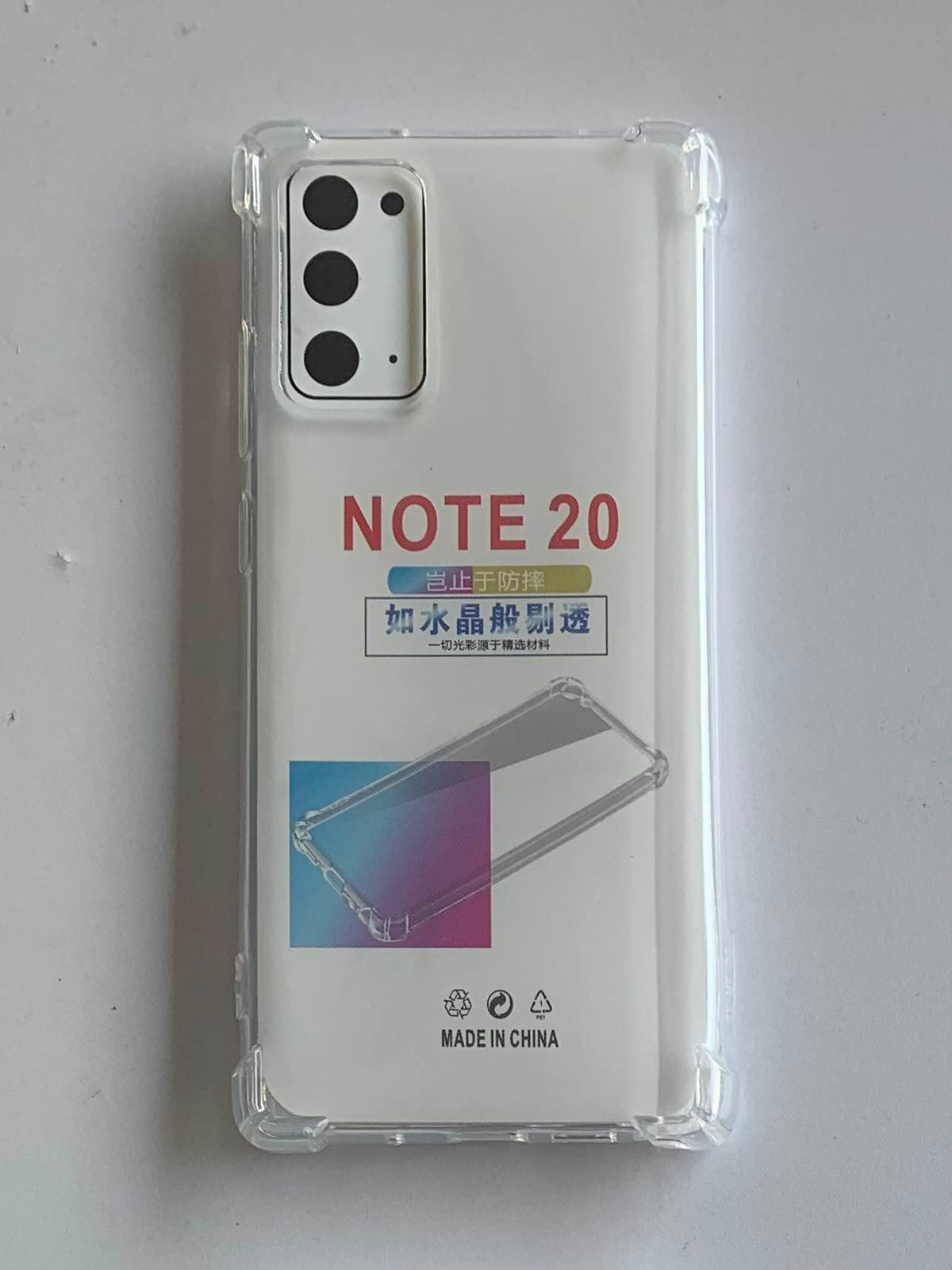SAMSUNG Crystal Clear Transparent Shockproof Mobile Back Cover