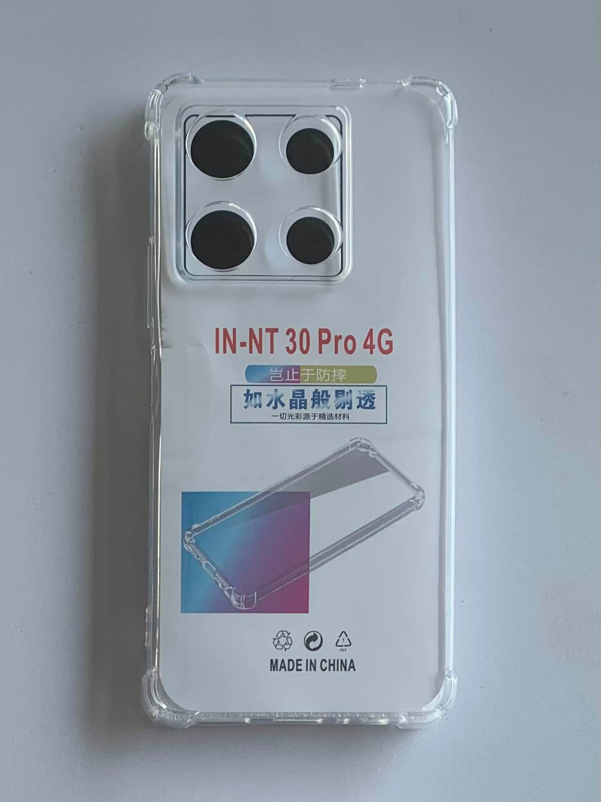 INFINIX Crystal Clear Transparent Shockproof Mobile Back Cover