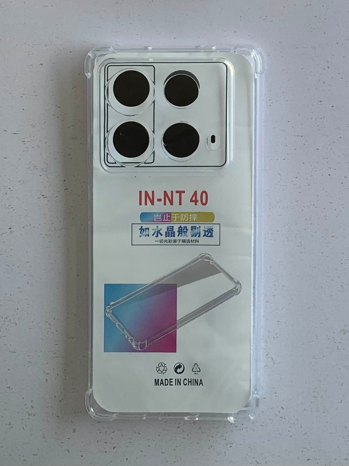 INFINIX Crystal Clear Transparent Shockproof Mobile Back Cover