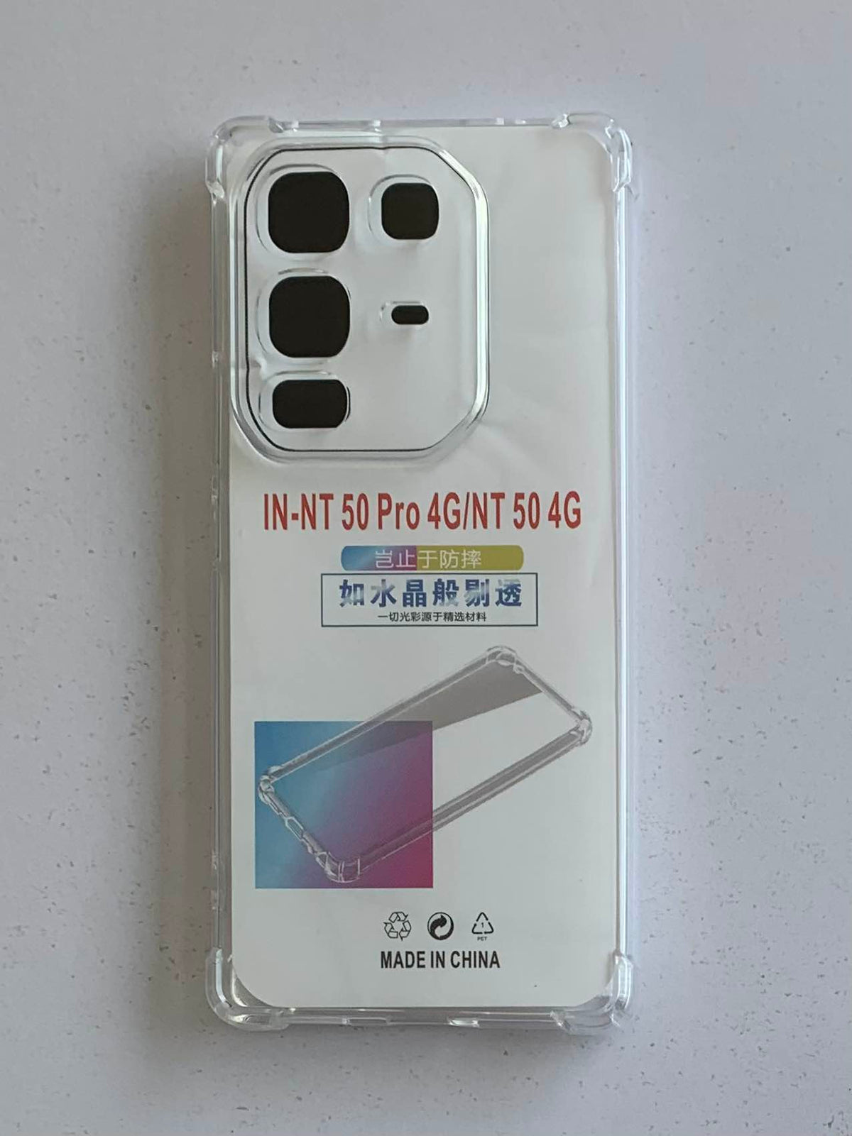 INFINIX Crystal Clear Transparent Shockproof Mobile Back Cover