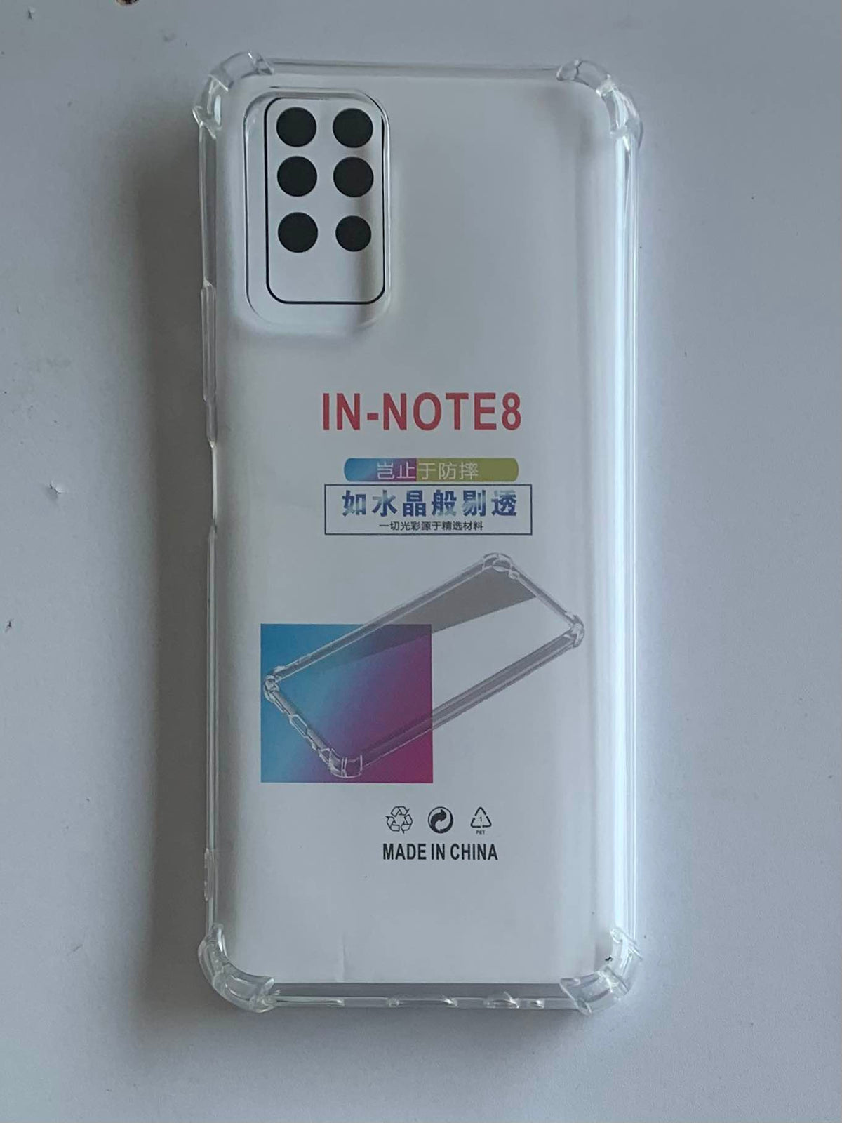 INFINIX Crystal Clear Transparent Shockproof Mobile Back Cover