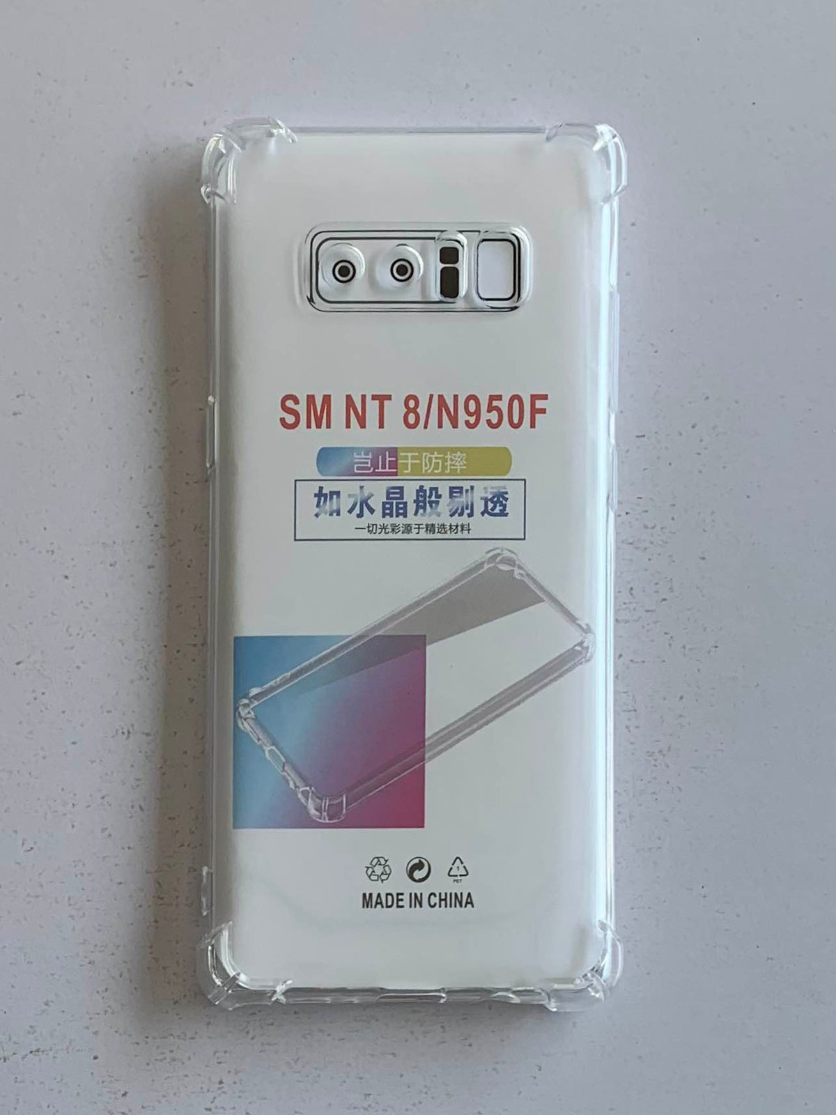 SAMSUNG Crystal Clear Transparent Shockproof Mobile Back Cover