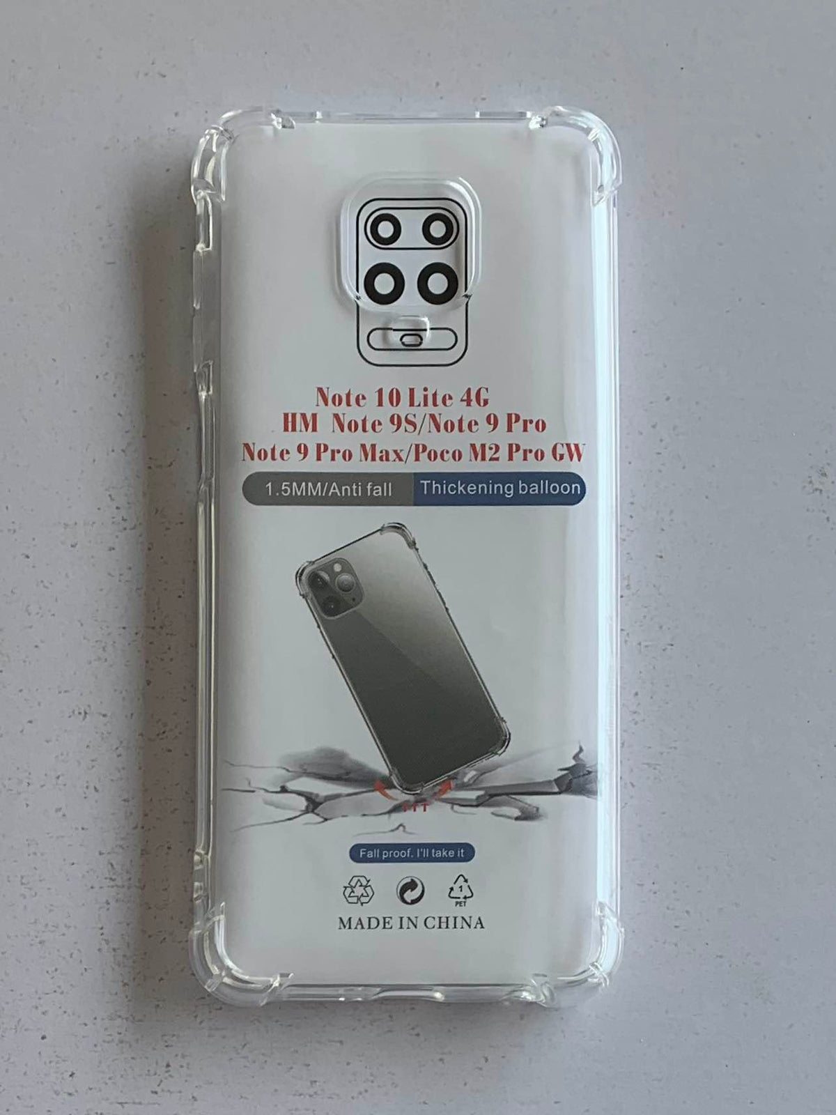 REDMI / XIAOMI Crystal Clear Transparent Shockproof Mobile Back Cover