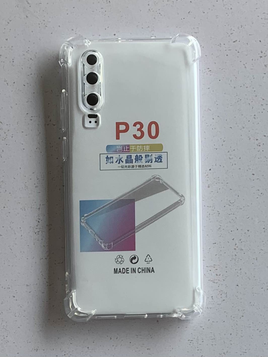 HONOR / HUAWEI Crystal Clear Transparent Shockproof Mobile Back Cover