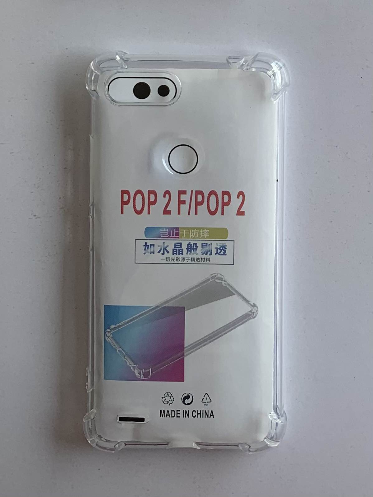 TECNO Crystal Clear Transparent Shockproof Mobile Back Cover