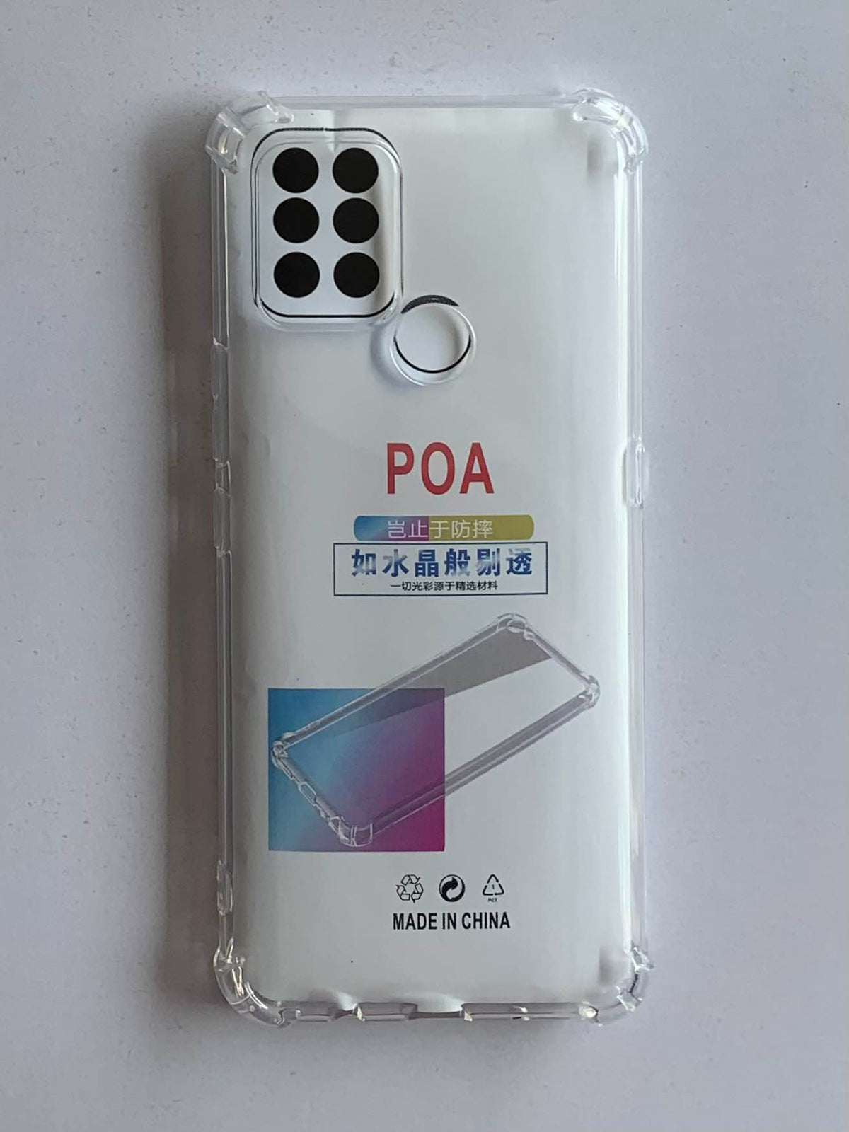 TECNO Crystal Clear Transparent Shockproof Mobile Back Cover