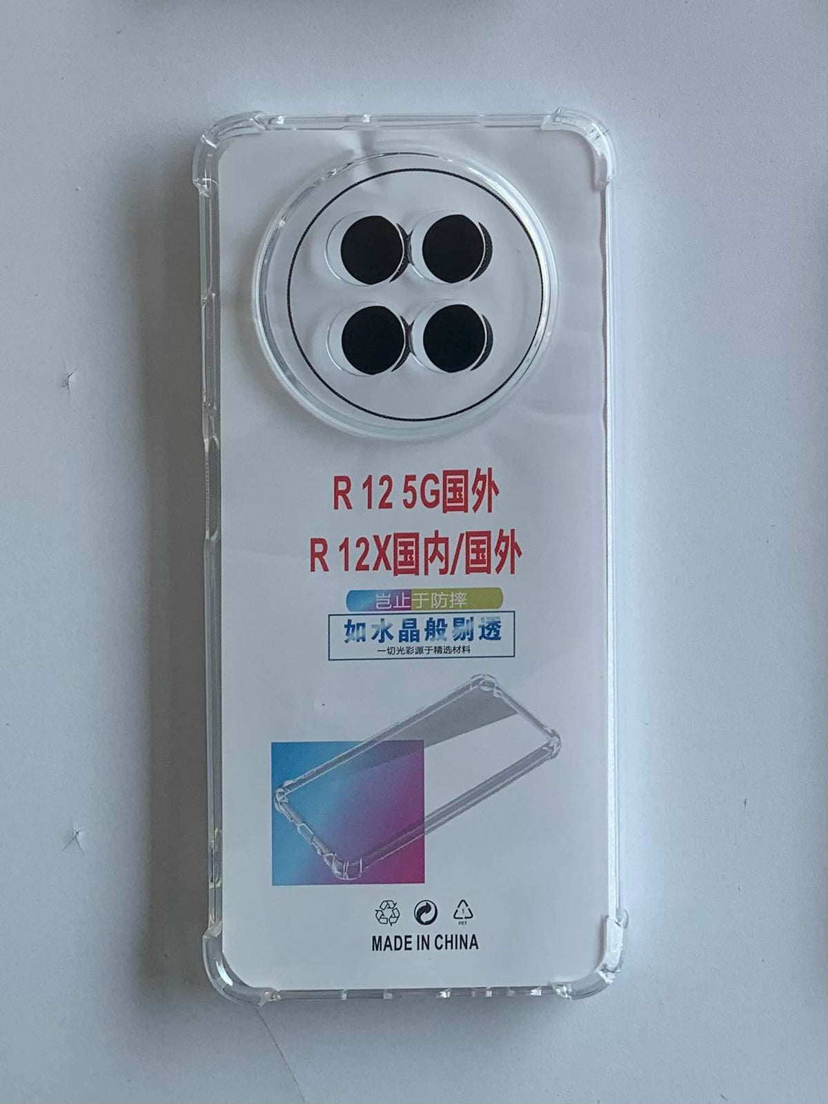 REALME Crystal Clear Transparent Shockproof Mobile Back Cover