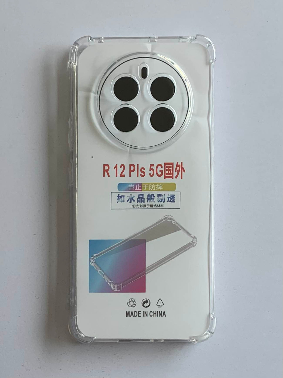 REALME Crystal Clear Transparent Shockproof Mobile Back Cover