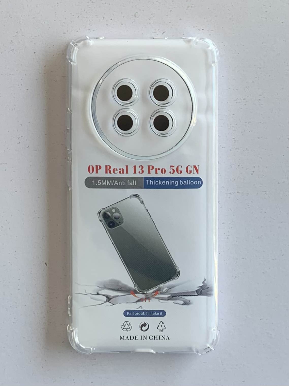 REALME Crystal Clear Transparent Shockproof Mobile Back Cover