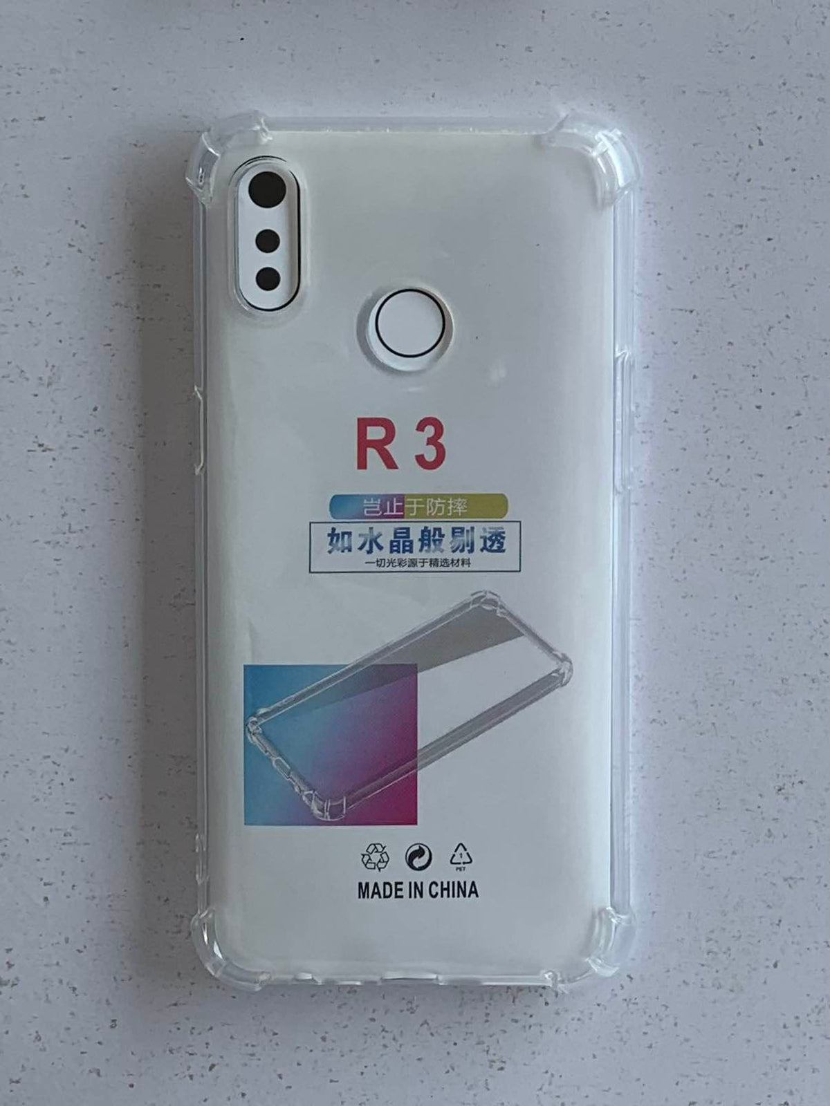 REALME Crystal Clear Transparent Shockproof Mobile Back Cover