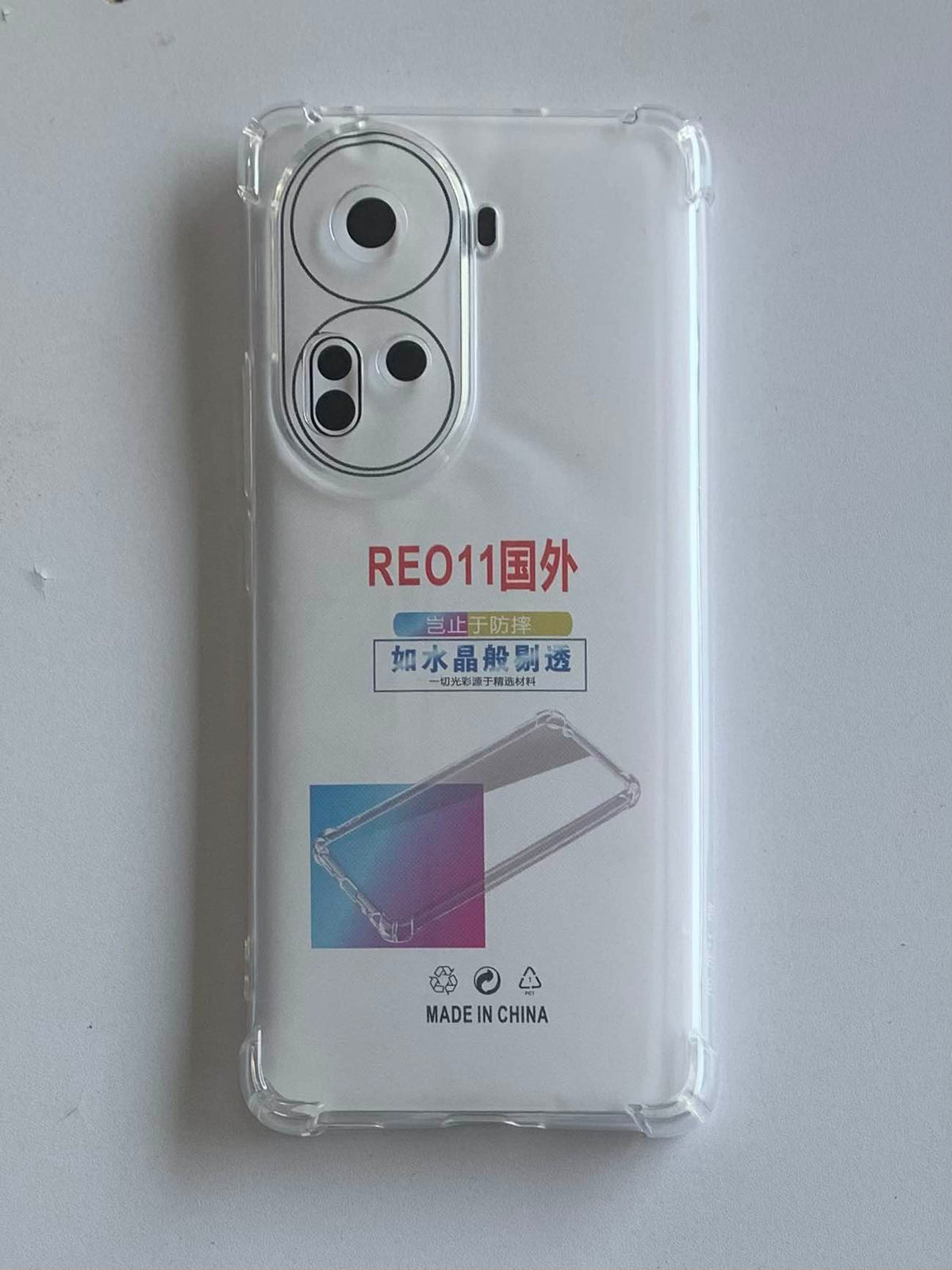 OPPO Crystal Clear Transparent Shockproof Imported TPU Mobile Back Cover